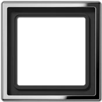 JUNG GCR 2981 Frame 1-Gang, LS 990, Polished Chrome