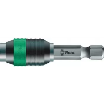 Wera 05052500001 Rapidaptor Universal Bit Holder, 1/4 inch Hex Drive, Quick-Change, Magnetic, 50 mm