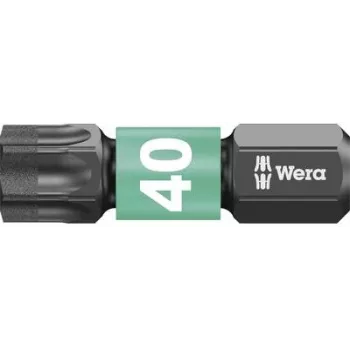 Wera Impaktor Torx T40 1/4 inch Hex Screwdriver Bit 25mm Diamond-Coated 05057627001