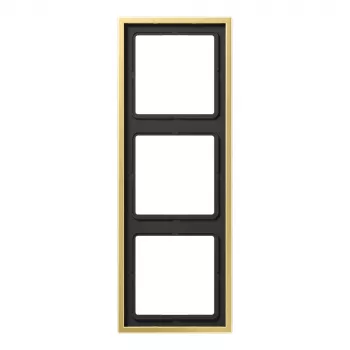Jung LS Classic Brass 3-Gang Frame ME2983C