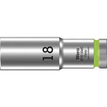 Wera 05004558001 Zyklop 8790 HMC 1/2 inch Drive 18mm Hexagon Socket with Ball Retaining Groove