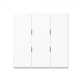 JUNG A593BFWW Rocker for 3-Gang Switch, Alpine White