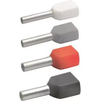Klauke 87313 Twin Wire End Ferrule 2 x 0.75 mm² Grey