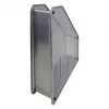 HELIT H2518000 Mesh Magazine Holder DIN A4 Wire Metal Silver Powder-Coated, 1 Piece
