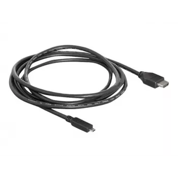 DeLOCK HDMI to Micro HDMI Cable 2 m, 32 AWG, High Speed with Ethernet, 4K 82664