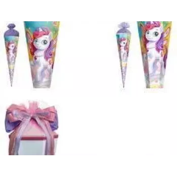 ROTH Fairy Horse Flora Round School Cone 700 mm with Felt Closure and Reinforced Tip 677547