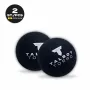 TALBOT torro Squash Ball, Black/Yellow, Extra Slow, Double Yellow Dot - 1 Piece (251107)