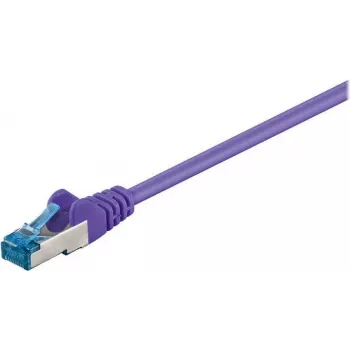 Wentronic Goobay CAT 6a S/FTP patch cable, RJ45, purple, 3 m, LSZH, copper 93789