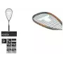 TALBOT TORRO Power 4000 squash racket, black/orange, balanced offensive, Y-construction 251004