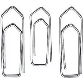 WEDO Paper Clips, Bright Zinc-Plated, 32 mm, 1,000 Pieces in Box (124 321000)