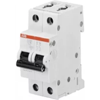 ABB S200 2P C20 Miniature Circuit Breaker 20A 6kA 2CDS252001R0204