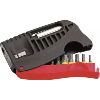 Cimco 114594 10-Piece Screwdriver Bit Set with Phillips, Pozidriv, Slotted and Torx Bits