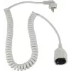 AS SCHWABE Schuko Spiral Cable, White (70426)