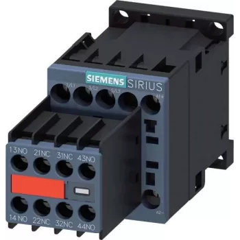 SIEMENS SIRIUS 3RT2 Power Contactor 5.5 kW 400 V 12 A 24 V DC 2NO+2NC Screw Terminals 3RT20171BB443MA0
