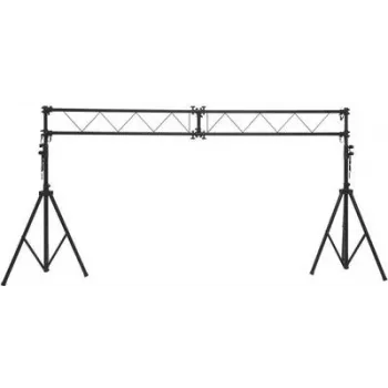 Eurolite Show Stand III Truss System with Tripod Stands, 50 kg Load Capacity, 300 cm Width, Black 59007030