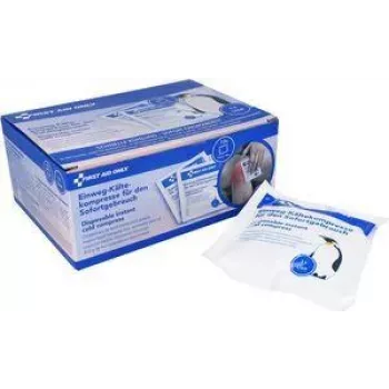 FIRST AID ONLY Instant Cold Pack, 130 x 140 mm, 10-Pack, Disposable, Activation by Pressure (P-10104 00)