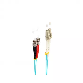 shiverpeaks BS77945/3 Fibre Optic Patch Cable 5 m LC ST OM3 Aqua