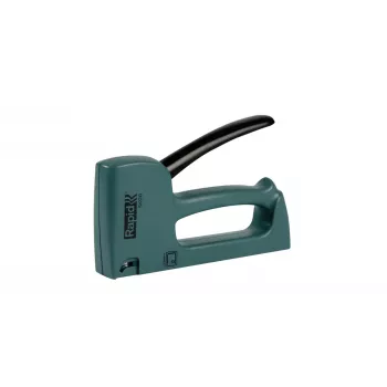 Rapid R13 Skog Hand Stapler for Fine Wire Staples Type 13, 4-10 mm, Recycled Plastic Housing, Steel Internal Parts, Green (5001619)