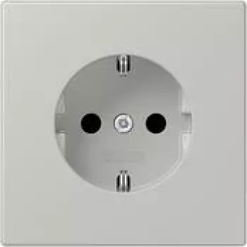 JUNG LC 1520 205 SCHUKO Socket 16 A 250 V, Painted Thermoset, LS Series, Gris Clair 31 (32013)