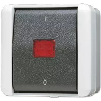 Jung 803KOW 3-Pole Switch Black