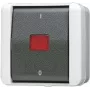 Jung 803KOW 3-Pole Switch Black