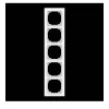 Busch-Jaeger future linear Cover Frame, 5-gang, Studio White 2CKA001754A4869