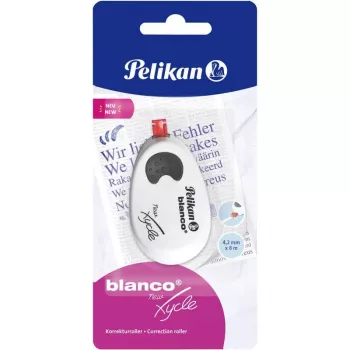 Pelikan Xycle Correction Roller Blanco 4.2 mm x 8 m Solvent-Free, Immediately Overwritable, Ergonomic – 1 Piece (300001140)