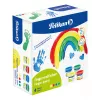 Pelikan Finger Paint Primary Colours, 4-Pack Water-Based, Dermatologically Tested, Easy to Clean – 1 Piece (701570)
