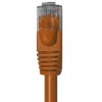 Wentronic Goobay CAT 6 Flat Patch Cable, U/UTP, Light Brown, 20 m - Copper Material (95885)
