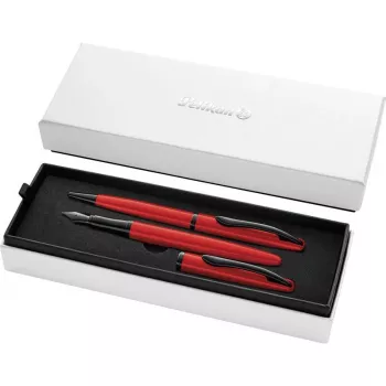 Pelikan Jazz Noble Elegance Writing Instrument Set Red - Fountain Pen & Ballpoint Pen 400198410