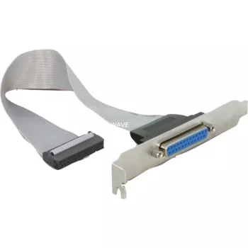Delock Slot Bracket 1 x Parallel Port DB25 Female to 26-Pin IDC - 25 cm 84300