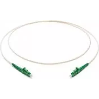 Corning LC/APC to LC/APC Simplex Single-Mode Fibre Optic Patch Cable, 4m, White F222201J1Z20004M