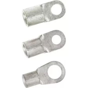 LAPP Ring Cable Lug 10 mm², 6.5 mm Hole, Uninsulated, 100 Pieces 63204245