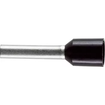 LAPP Wire End Ferrule 1.5 mm² 10 mm Partially Insulated Black (500 Pieces) 61802068