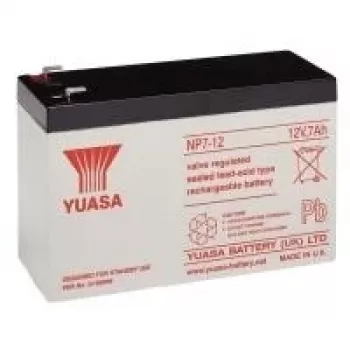 YUASA NP7-12L Lead-Acid Battery (VRLA) 12V 7Ah Rechargeable Battery 48611