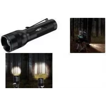 ANSMANN Adventure TA500BF LED Torch, Black with Belt Clip, 470 Lumens, Focusable, IPX4 1600-0762