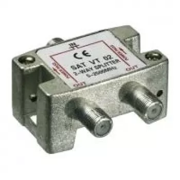 Wentronic Goobay 2-Way SAT Splitter 5-2500 MHz F-Type (67001)