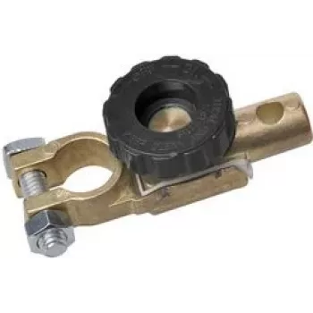 IWH Battery Terminal Clamp (-) with Battery Disconnect Switch for Car, Caravan and Motorhome - 1 Piece (019040)
