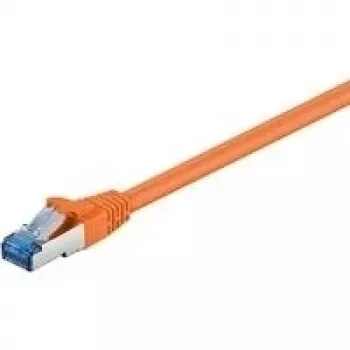 Wentronic Goobay CAT 6a S/FTP Patch Cable, RJ45, 5 m, Orange, LSZH, Copper 93818