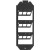 Rutenbeck KMK-GT 3 modular faceplate with insert for floor boxes, 9 ports, black RAL 9005 17000033