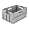 keeeper Professional Folding Box benno, 45 Litres, Nordic Grey, Foldable Storage Box with Soft Handles, 50 kg Load Capacity 1023713000000