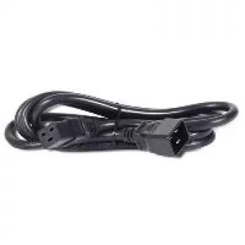 BACHMANN IEC C20 to C19 power cable 1m black 16A 250V 356.1228