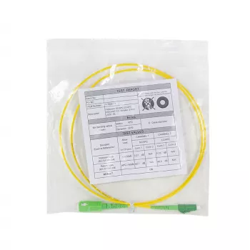 LogiLink OS2 single-mode fibre optic patch cable SC to LC simplex, 30 m, G657.A2, LSZH, yellow FPSLS30