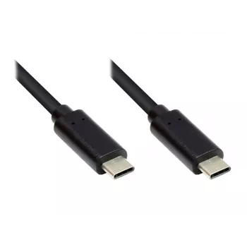 EXSYS EX-K1585-2.0 USB-C cable 2 m, USB 3.2 Gen 1, black