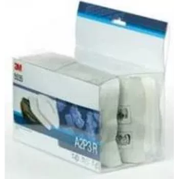 3M Filter Refill Pack 5535 for Half-Mask Respirator Set (5535), P2 R Particulate Filter, 2 Filters and 2 Retainers