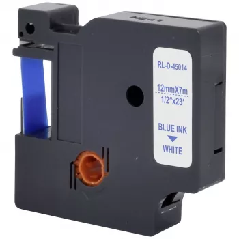 Renkforce RF-LT-D45014 Compatible DYMO D1 Label Tape Cassette 12 mm White/Blue 7 m RF-6027814