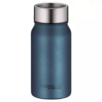 THERMOS Insulated Cup TC, 0.35 L, Matt Blue Stainless Steel, Double-Walled, Leak-Proof 4097.342.035