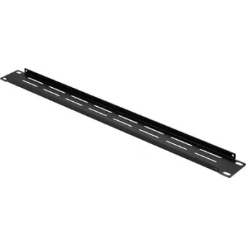 Renkforce RF-7116958 19 inch Rack Blanking Panel 1U Vented Black