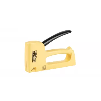 Rapid R13 Blomster Hand Stapler for Fine Wire Staples Type 13, 4-10 mm, Recycled Plastic Housing, Steel Internal Parts, Yellow (5001620)