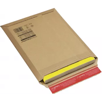 Colompac CP010.06 Brown Mailing Envelope made of Kraft Paper, self-adhesive, 250 x 180 mm, 20-pack CP010.06.020